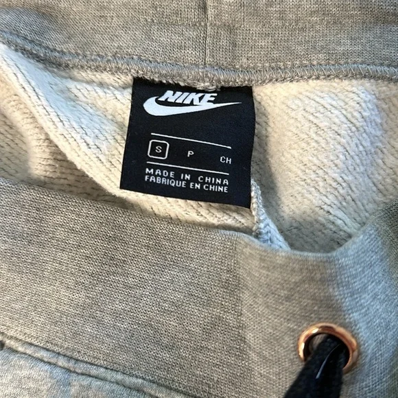 Nike Air gray joggers with rose gold logo Sz S - Picture 5 of 5